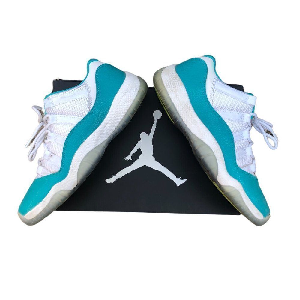 Rare 2013 air jordan 11 retro low aqua safari size 8
